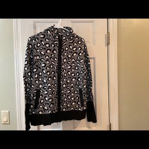 Rachel Zoe leopard sweater size Large